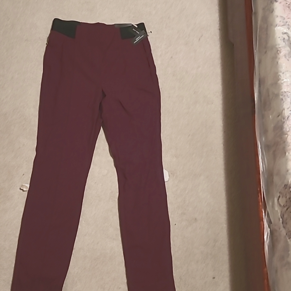 RW&Co dark Burgundy leggings